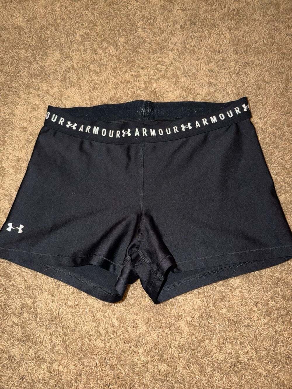 Under Armour HeatGear Shorty Shorts Black